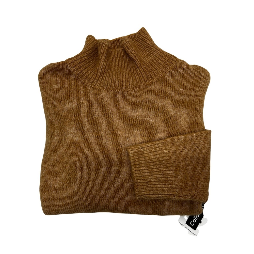 Callahan Lucy Turtleneck Sweater Womens XS Brown NEW Lucy Turtleneck Knitwear
